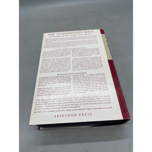 the interpreter's bible hardcover book volume 2 english copyright 1953 READ - Picture 2 of 6